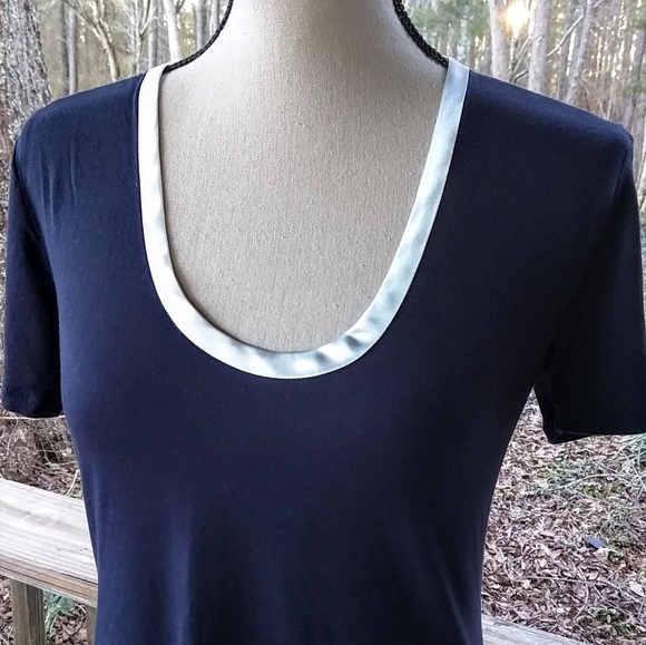 J. Crew Navy Short Sleeve Tee - Picture 4 of 8